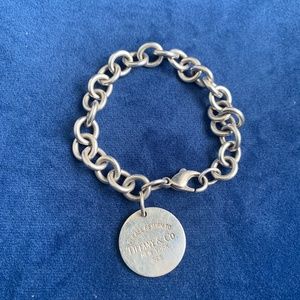 Tiffany & Co. Sterling Silver Classic  Charm Bracelet